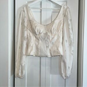 Lulu’s Cream Blouse